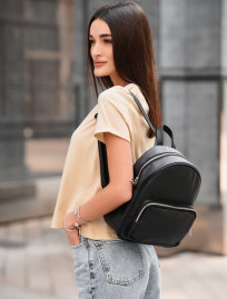Rucsac de damă Staff vol leather black