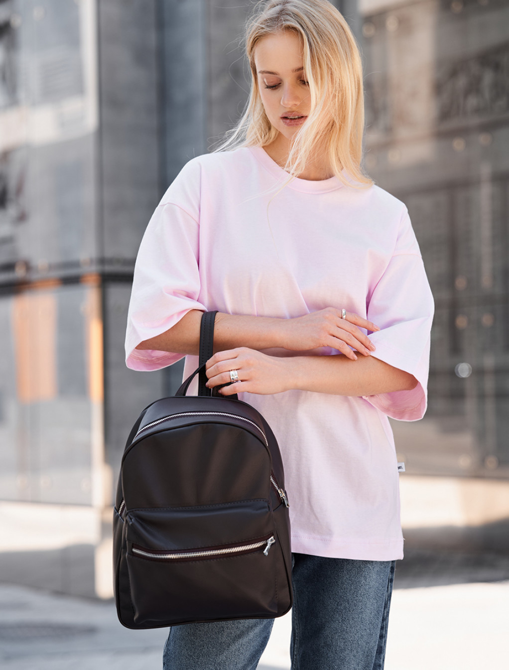 Rucsac de damă Staff 8L dark brown