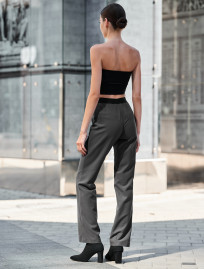 Pantaloni de damă Staff hi dark gray