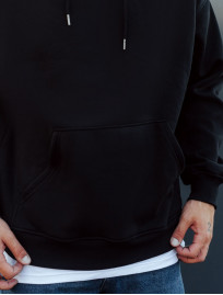 Hanorac Staff black oversize fleece