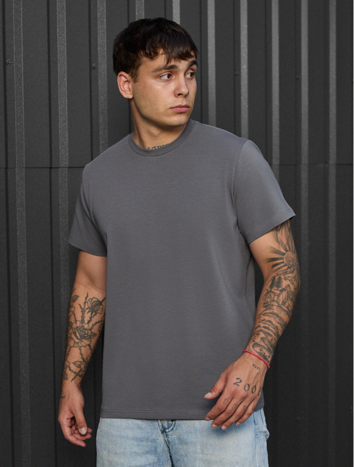 Tricou Staff pi gray