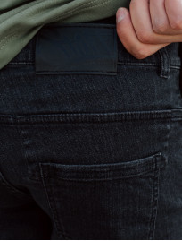 Pantaloni scurți din denim Staff haw black2 regular