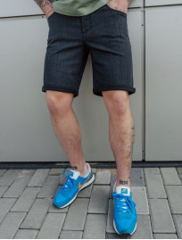 Pantaloni scurți din denim Staff haw black2 regular