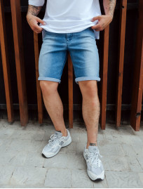 Pantaloni scurți din denim Staff blue slim