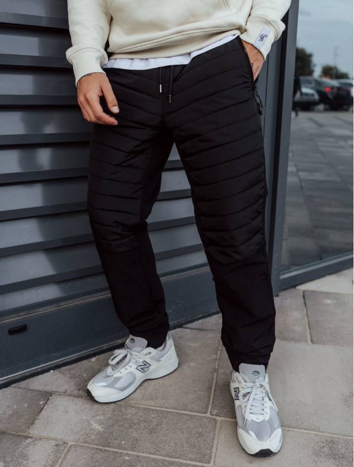 Pantaloni izolați Staff ap microfleece black