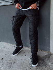 Pantaloni izolați Staff diamond black