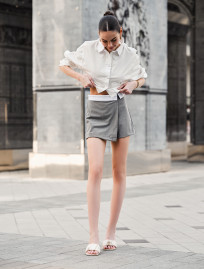 Fustă pantaloni scurți de damă Staff ya gray