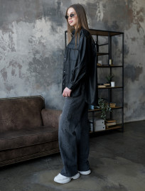 Cămașă de damă Staff leather black