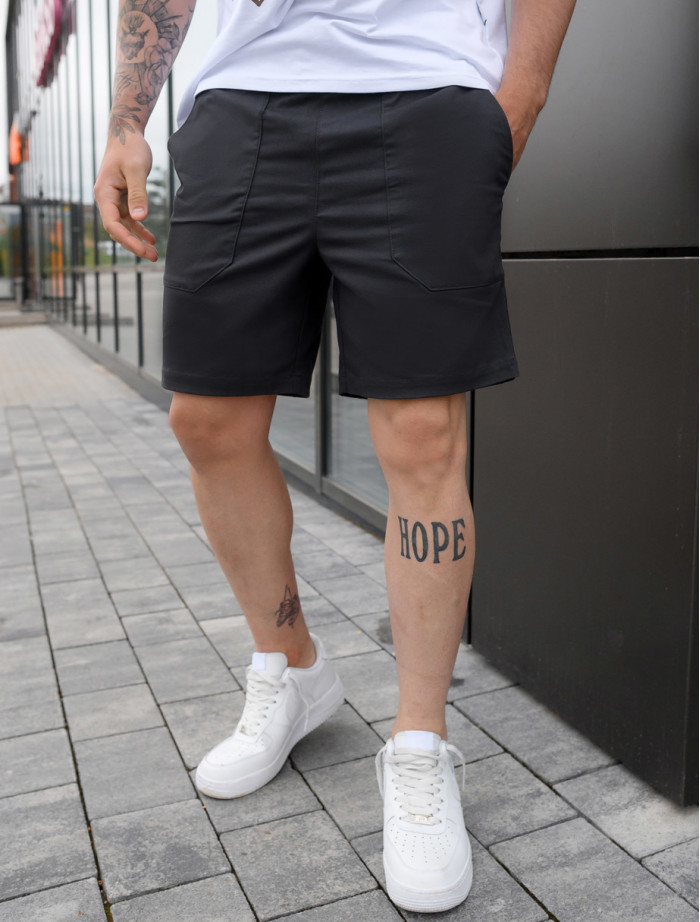 Pantaloni scurți chinos Staff er dark gray