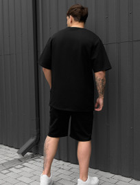Set de vară tricou + pantaloni scurți Staff ra black