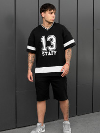 Set de vară tricou + pantaloni scurți Staff 13 oversize