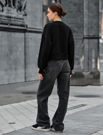 Bluză de trening de damă Staff sh black oversize