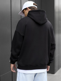 Hanorac Staff black oversize fleece