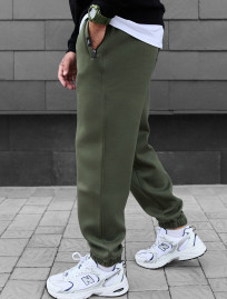 Pantaloni de trening Staff dexo khaki fleece
