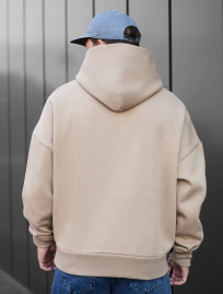 Hanorac Staff beige oversize fleece