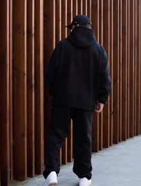 Costum de trening Staff blr black oversize fleece