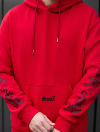 Hanorac Staff logo & tiger oversize fleece