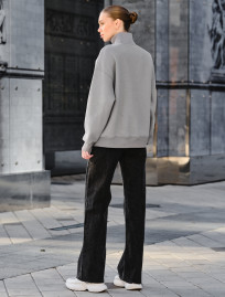 Bluză de damă Staff le gray oversize fleece