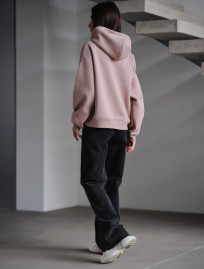 Hanorac de damă Staff ti dark powder oversize fleece