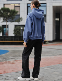 Hanorac de damă Staff ti dark blue oversize fleece