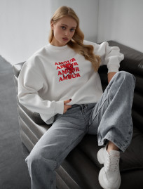 Bluză de trening de damă Staff fa amour oversize fleece