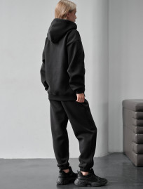 Trening de damă Staff jay black zip oversize fleece