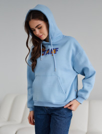 Hanorac de damă Staff logo oversize fleece