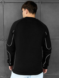 Bluză de trening Staff black logo reflective