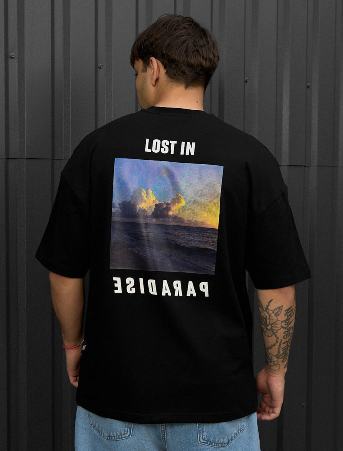Tricou Staff lost in paradise reflective oversize
