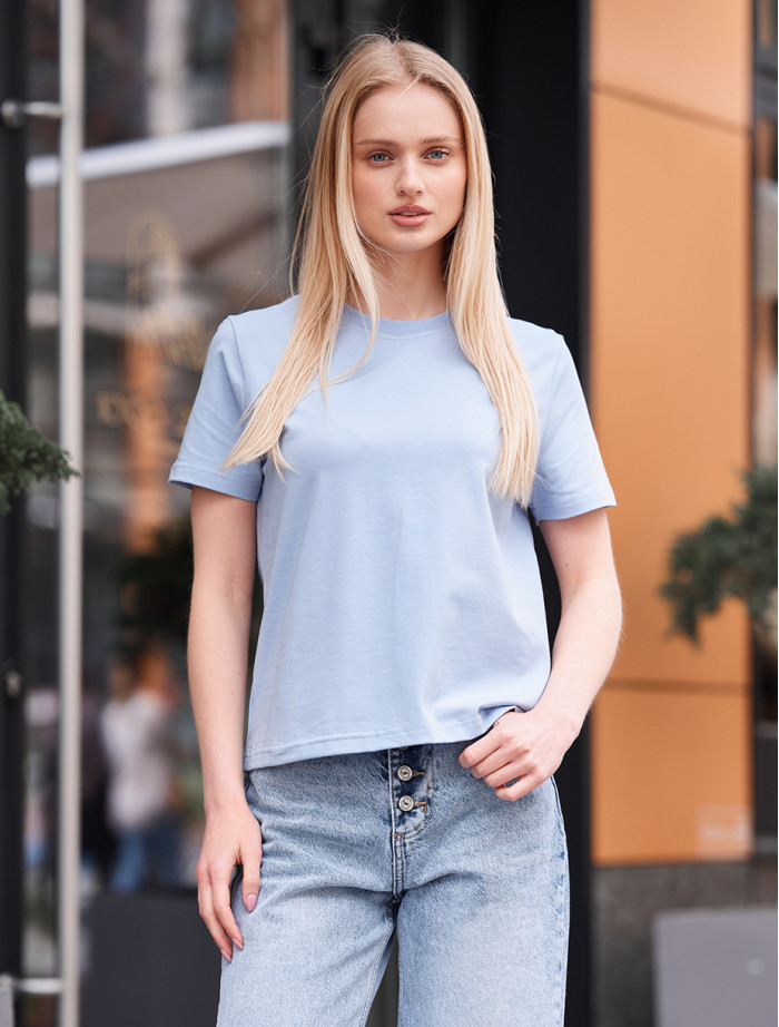 Tricou de damă Staff sum light blue