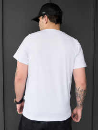 Tricou Staff white basic