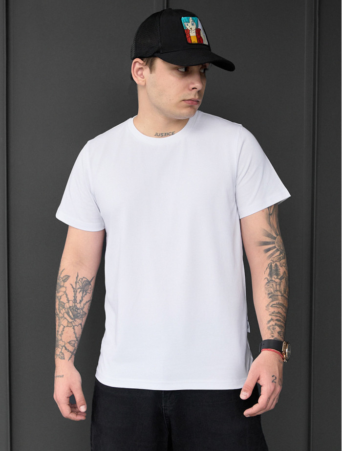 Tricou Staff white basic