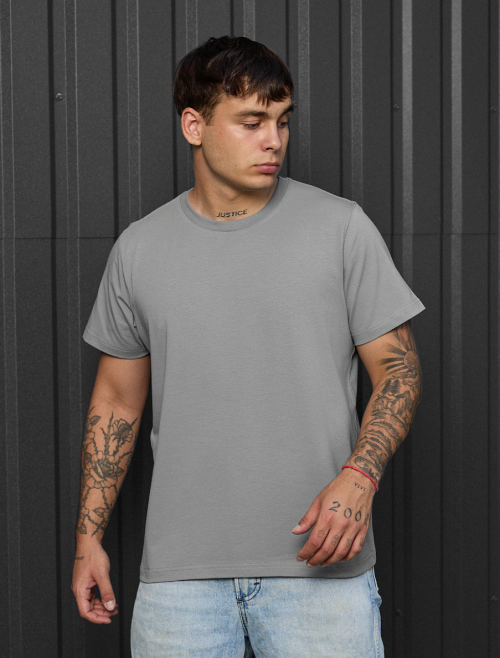 Tricou Staff gray basic