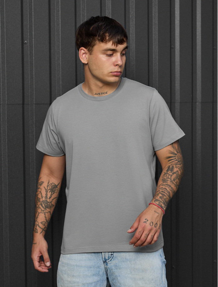 Tricou Staff gray basic