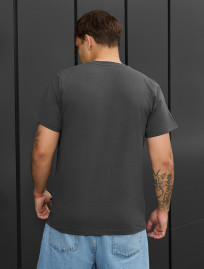 Tricou Staff dark gray basic