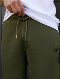 Pantaloni scurți tricotați Staff dje khaki logo