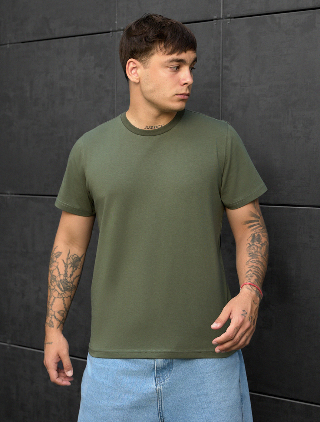 Tricou Staff khaki basic