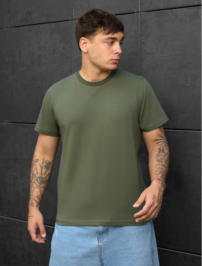 Tricou Staff khaki basic