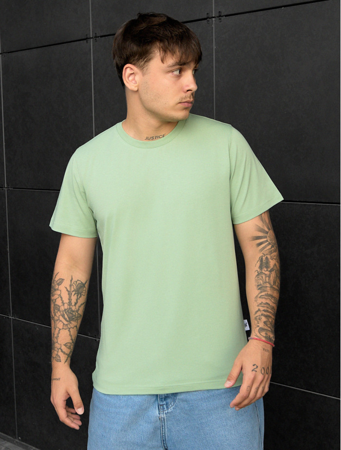 Tricou Staff light green basic