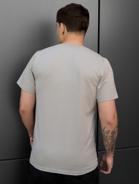Tricou Staff light gray basic