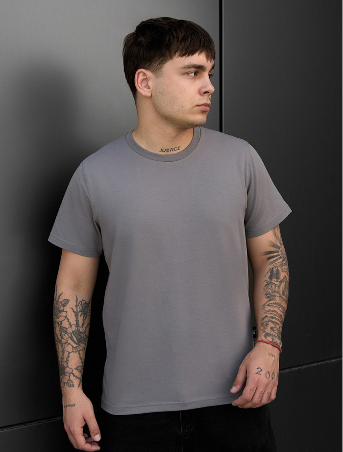 Tricou Staff gray basic