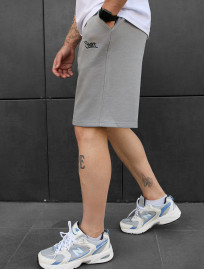 Pantaloni scurți tricotați Staff dje gray logo