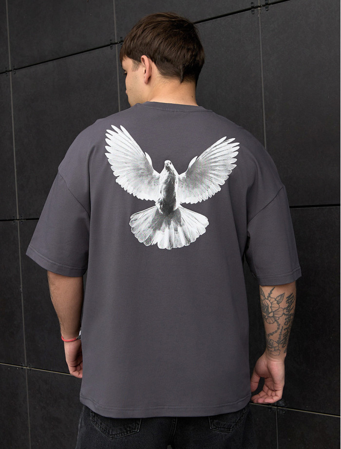 Tricou Staff dove oversize