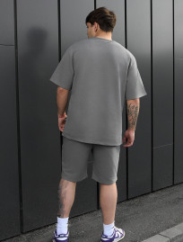 Set de vară tricou + pantaloni scurți Staff ra gray