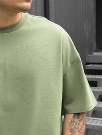 Tricou Staff green oversize