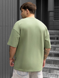 Tricou Staff green oversize