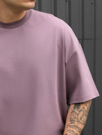 Tricou Staff purple oversize