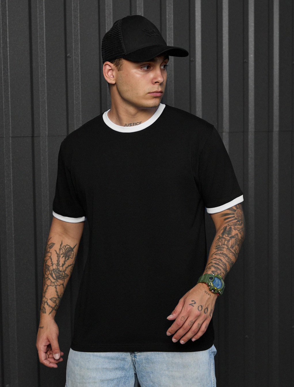 Tricou Staff ve black & white