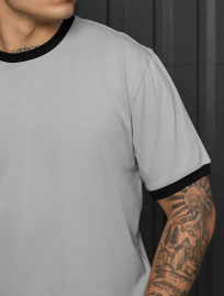 Tricou Staff ve gray & black