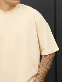 Tricou Staff milk oversize